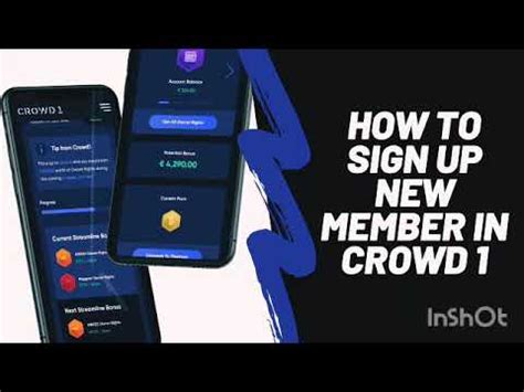 HOW TO SIGN UP MEMBERS IN CROWD1 .